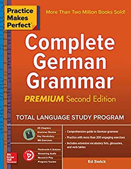 German Book - Practice Makes Perfect: Complete German Grammar, Premium Second Edition - Free PDF 