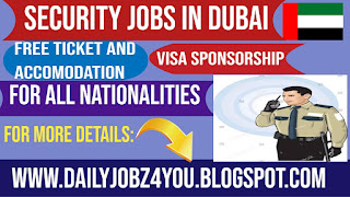 Security Guard jobs in Dubai apply Online Free jobs 2022-2023