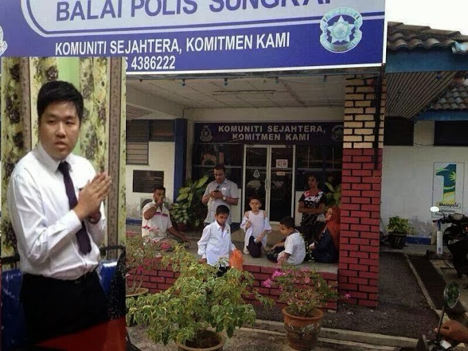 Gambar Guru Bahasa Inggeris paksa murid makan rumput