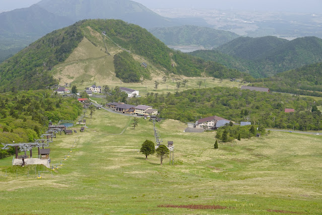 鳥取県西伯郡大山町大山 中野原スキー場からの眺望