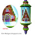 Gingerbread House - Wooden Cylinder Ornament
