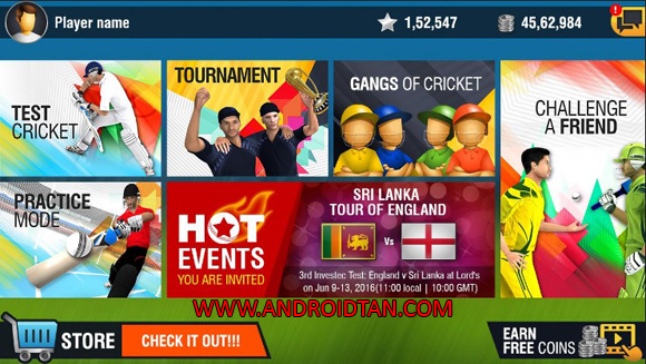 teman kembali lagi dengan admin Androidtan yang selalu menunjukkan  World Cricket Championship 2 Mod Apk + Data v2.8.6.6 VIP All Unlocked 