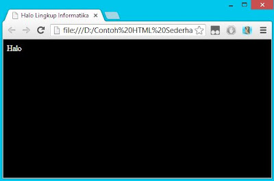 Contoh HTML Sederhana image