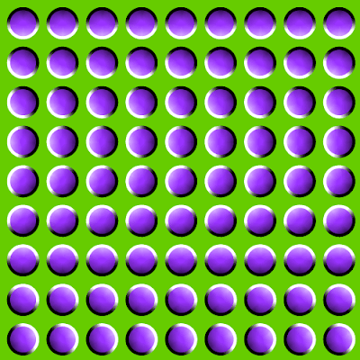Moving Sub Dots Optical Illusion - Moving Dots Illusion 