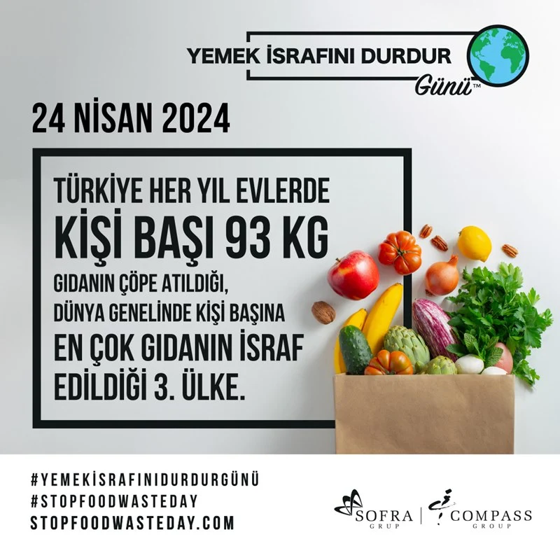 Türkiye’de gerçekleşen gıda israfının %42’si evlerde çöpe gidiyor