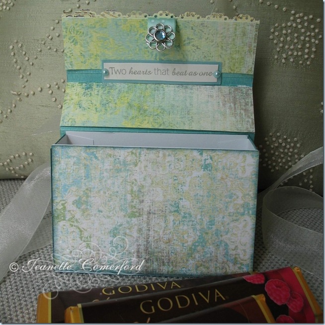 Bonbonniere Wedding Box - open