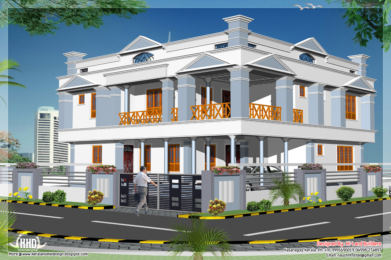  4  bedroom  2881 sq feet 2  floor  home  design Kerala home  