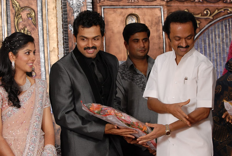 Karthi Wedding Reception Photos film pics