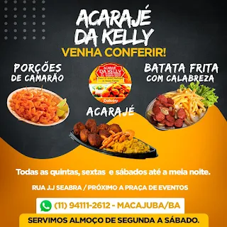 Acarajé da Kelly em Macajuba