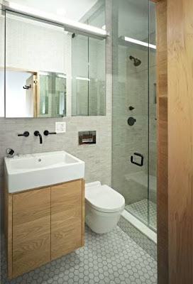  Di abad modern kini ini aneka macam bermacam-macam model desain kamar mandi yang sanggup kita  13 Contoh Gambar Kamar Mandi Minimalis Ideal Terbaru