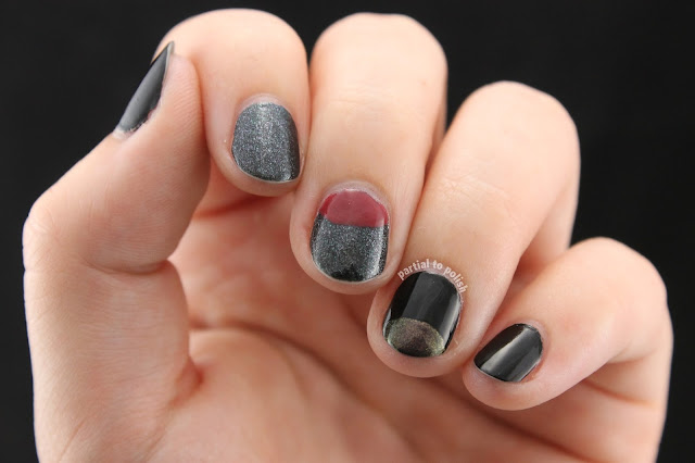 Dark Mix & Match Featuring China Glaze Choo-Choo Choose You