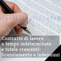 licenziamento e indennizzo con contratto di lavoro a tutele crescenti