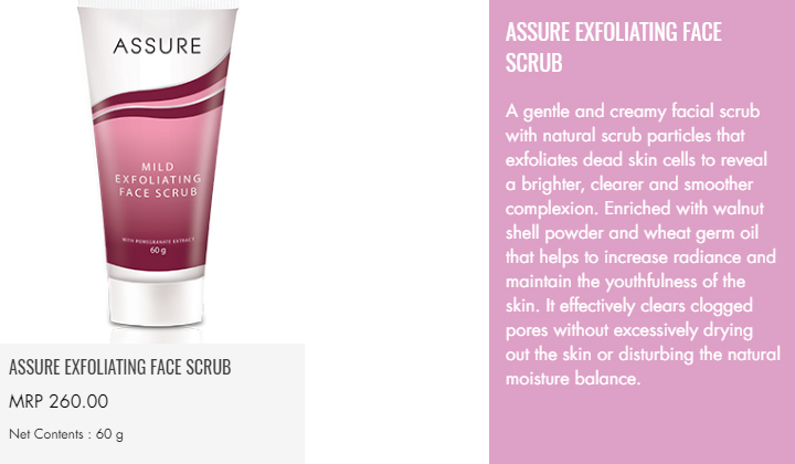 Assure Exfoliating Face Scrub