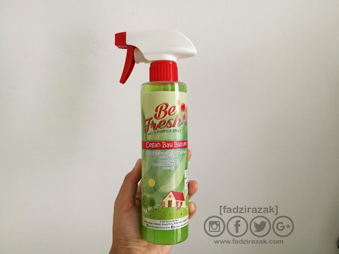 Be Fresh Multipurpose Spray Untuk Hilangkan Bau Busuk