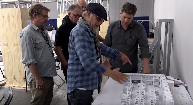 click to see more ready player one behind the scenes with steven Spielberg