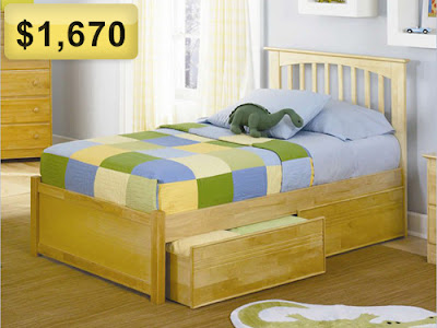 Bedroom Set - Brooklyn Natural Maple Flat Panel Footboard