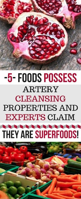 5 FOODS POSSESS ARTERY CLEANSING PROPERTIES AND EXPERTS CLAIM THEY ARE SUPERFOODS! TAKE A LOOK AT THEM!