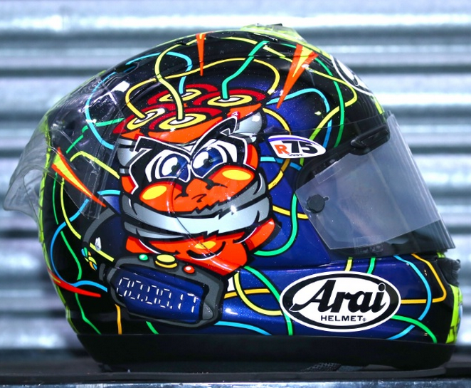 Anggara46 Parade Helm  Para Rider MotoGP 2019 