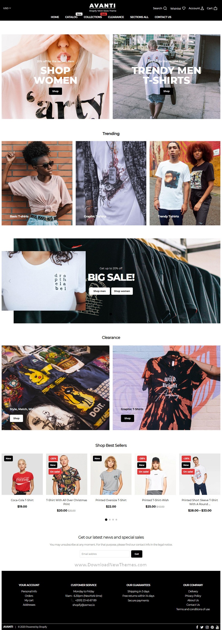 Tshirt Store Shopify Theme