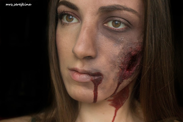 Halloween Make-Up: zombie/Макияж на Хэллоуин: зомби