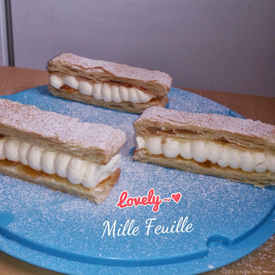 easy 2 layer mille feuille recipe | Halal Home Cooking