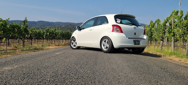 Toyota Yaris in Healdsburg, California