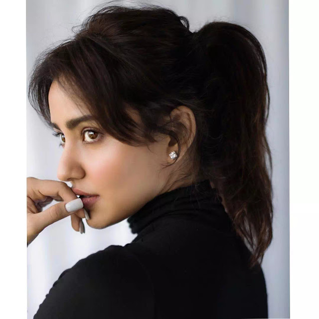 Neha Sharma High Ponytail