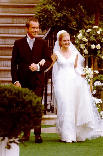 Tricia Nixon married Edward Finch Cox in a White House Rose Garden ceremony