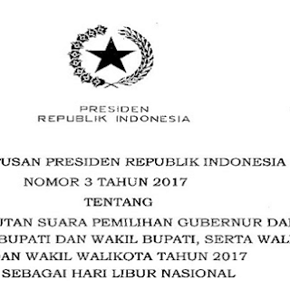 Unduh SE Keppres 15 Februari 2017 Sebagai Libur Nasional