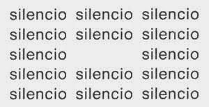 Silencio (1954) by Eugen Gomringer