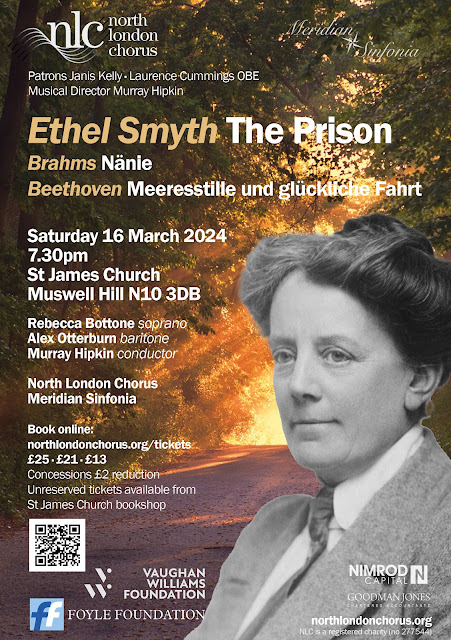 Ethel Smyth: The Prison - North London Chorus flyer