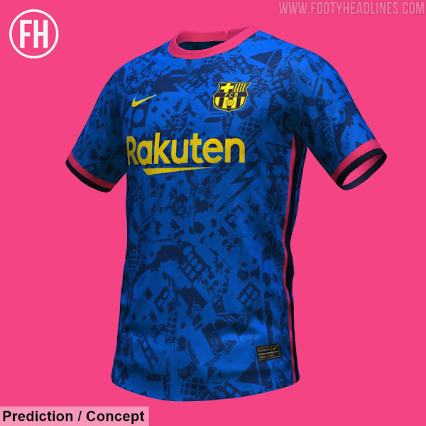Leaked Nike Barcelona 21 22 Third Kit To Feature Gaudi Inspired Design Footy Headlines