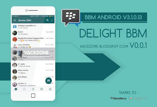 DELIGHT BBM V0.0.1 - BBM ANDROID V3.1.0.13