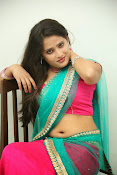 Anusha half saree photos gallery-thumbnail-4