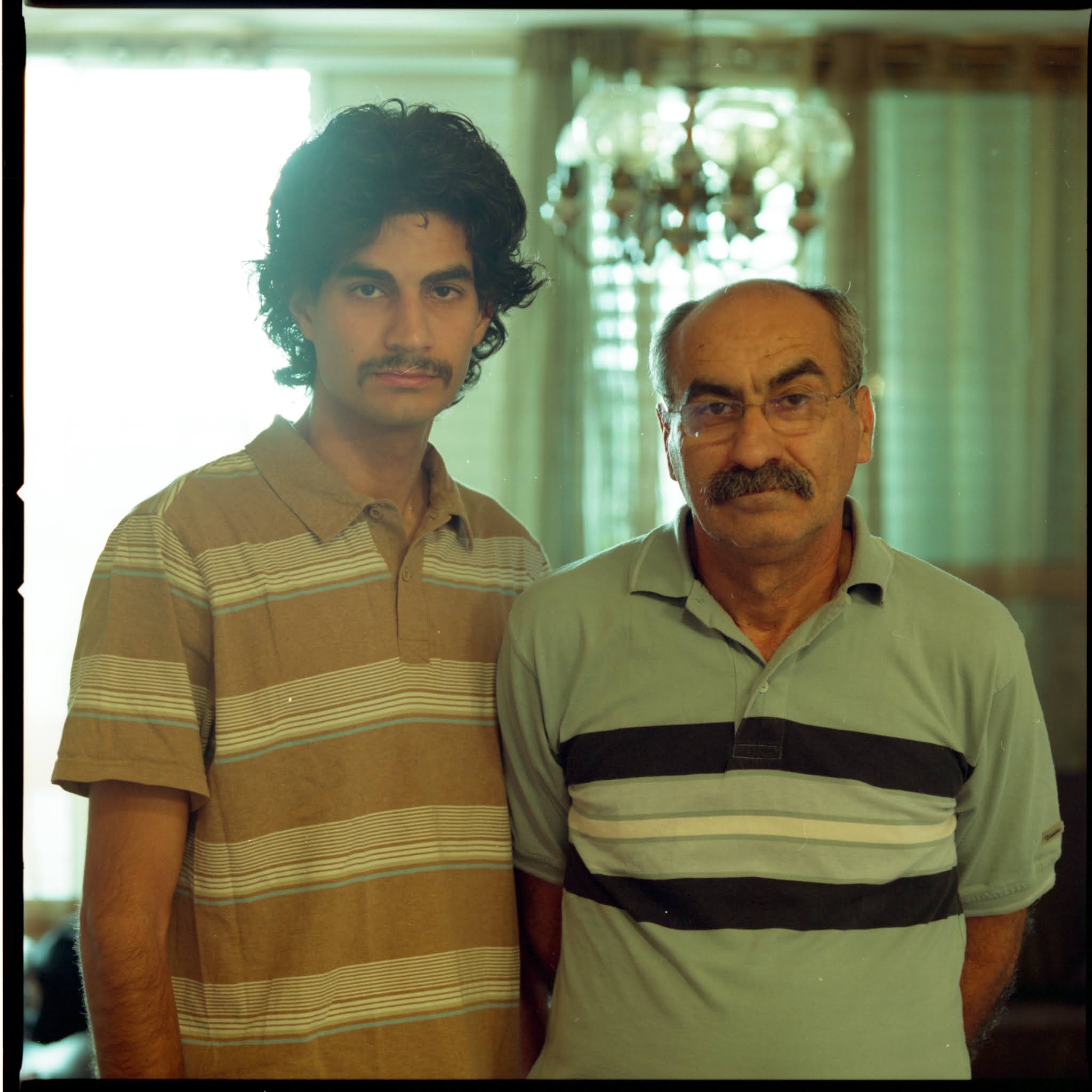 מזל שופן, mazal shoofan, neo aramaic, father and son, portrait, hasselblad, israeli photographers, rishon lezion, VELVIA 160 KODAK
