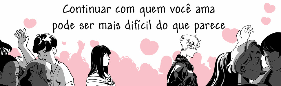 Imagem de uma festa com alguns personagens conversando enquanto Freddy, mais atrás, olha para sua namorada Laura Dean que está de costas para ela. Na imagem, temos a frase:  "Continuar com quem você ama pode ser mais difícil do que parece"