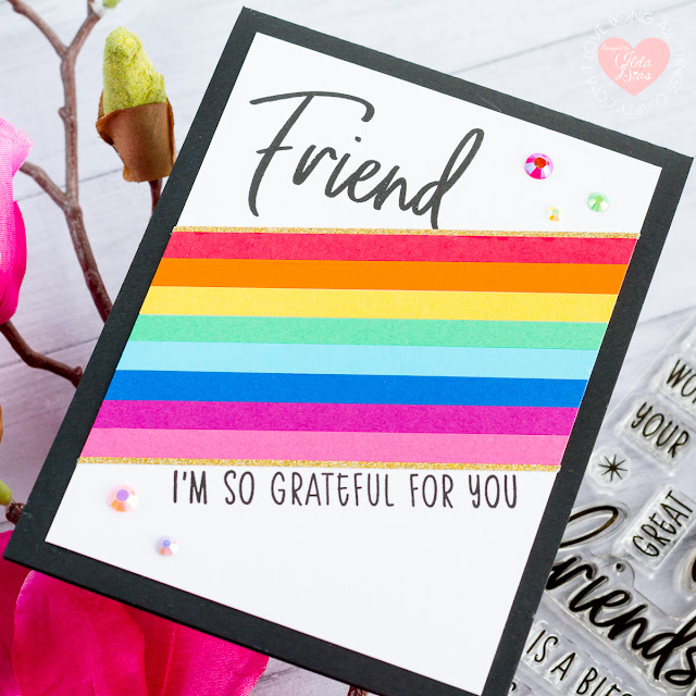 10+ Ways to Add Rainbows to Your Cards YT Video Hop + Giveaway by ilovedoingallthingscrafty.com