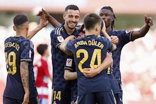 Crónica Granada 0 Real Madrid 4: Goleada inmensa para alcanzar los 90 puntos 