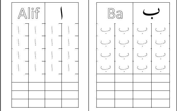 Soalan Jawi Darjah 1 - Rasmi Suf