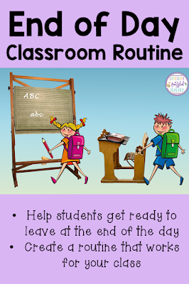 Teachers help create an End of the School Day Routine that is structured and relaxing for you! In this blog post, you will find the routine used by a 3rd grade teacher as well as get some tricks and tips that you can use in your own classroom. Change the stressful end of the school day into your favorite, relaxing time! #confessionsofafrazzledteacher #teachers #endofschoolday #endofday {Kindergarten, First, Second, Third, Fourth, and Fifth Graders}