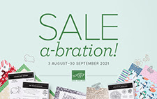 Cover of Stampin' Up! Sale-A-Bration Brochures for the second Sale-a-Bration for 2021