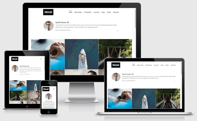 Monal v3.0 - Responsive Portfolio & Personal Blogger Template