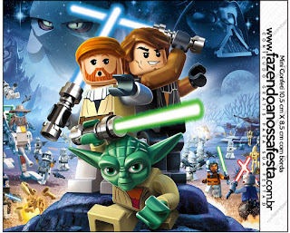 Etiquetas de Star Wars Lego para imprimir gratis.