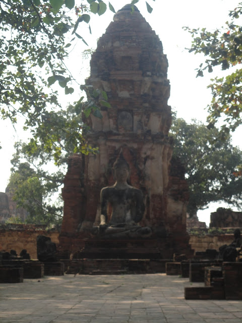 Wat Mahathat, temple Thaïlande, Ayutthaya, location vélo, guesthouse