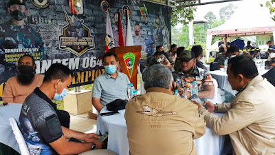 Dansat Brimob Banten Hadiri Pembukaan Kejuaraan Menembak Danrem 064/MY Shooting Championship 2021