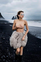 Bregje Heinen naked photo shoot by Gilles Bensimon