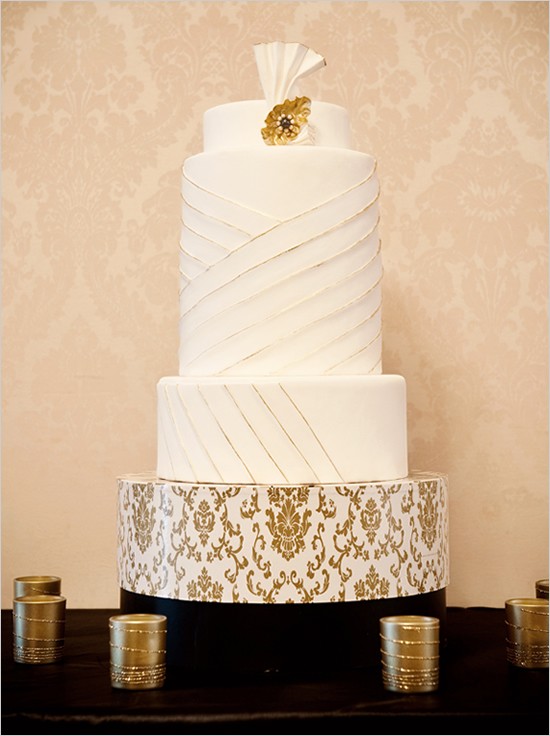  carrying your fashionforward tastes to the design of your wedding cake