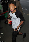 JADEN SMITH DEBUTS NEW LOOK. Standing out: Jaden isn't afraid to try new . (jaden )