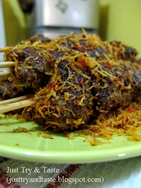 Resep Sate Hati Ampela Ayam Bumbu Serundeng  Just Try & Taste