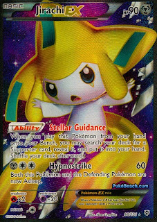 Jirachi EX Full Art Plasma Blast Pokemon Card